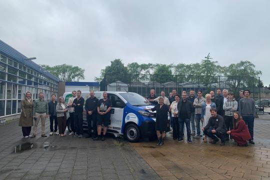 Officiële opening schoolbus
