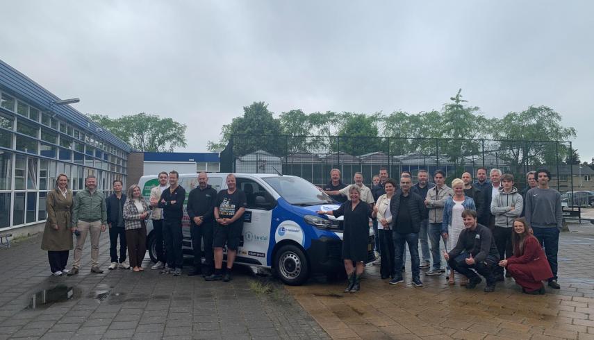 Officiële opening schoolbus