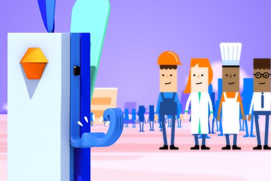 Medewerker aan het woord